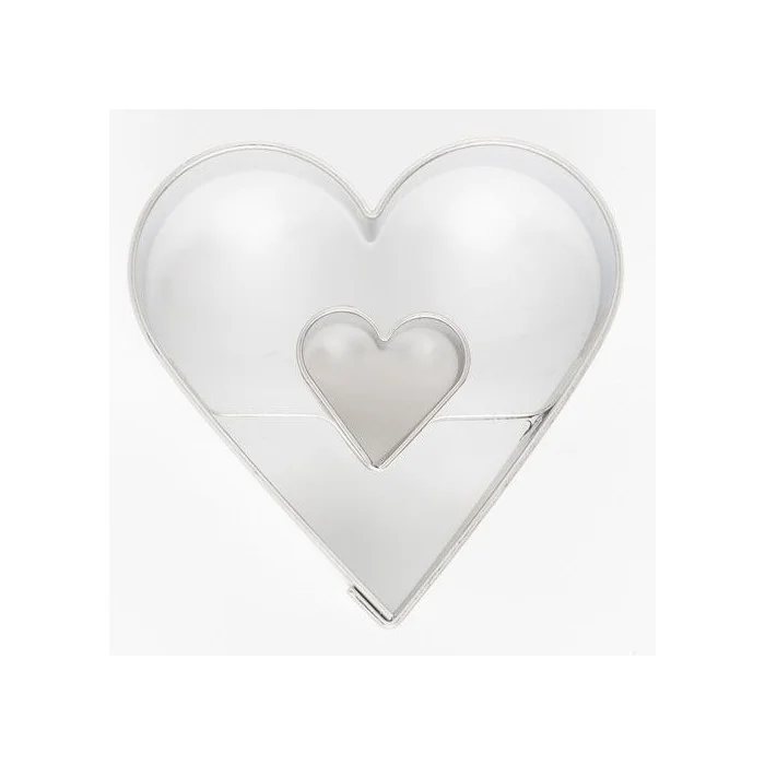 TAGLIABISCOTTI CUORE FESTONATO (3PZ)