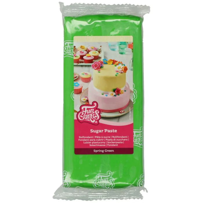 PASTA DI ZUCCHERO VERDE (1KG) FUNCAKES