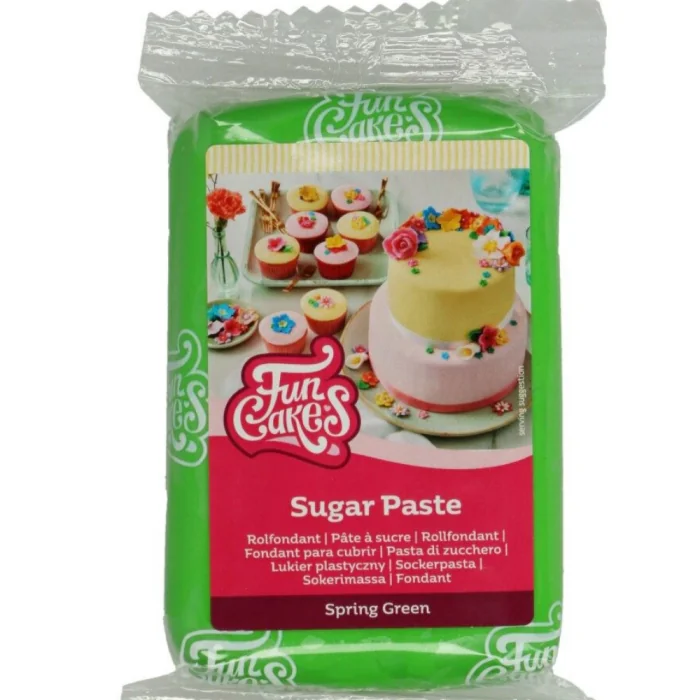 PASTA DI ZUCCHERO VERDE CHIARO (250G) FUNCAKES