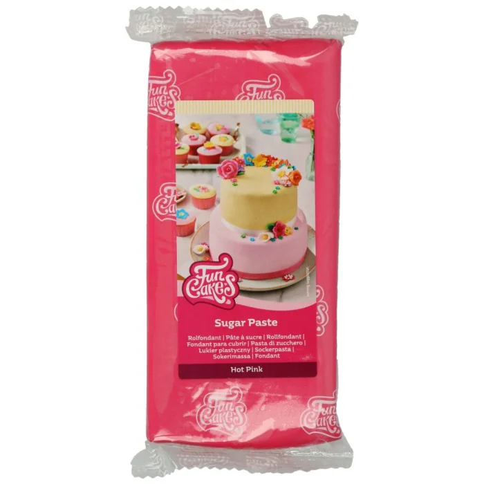 PASTA DI ZUCCHERO FUCSIA (1KG) FUNCAKES