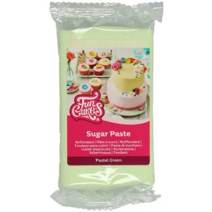 PASTA DI ZUCCHERO VERDE PASTELLO (250G) FUNCAKES