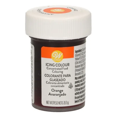 Colorante in gel Arancione Orange Wilton Colorante Alimentare per Dolci e Torte Cake Design WILTON