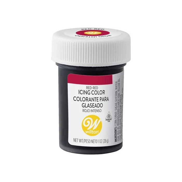 Colorante in gel Rosso Intenso Wilton Colorante Alimentare per Dolci e Torte Cake Design WILTON