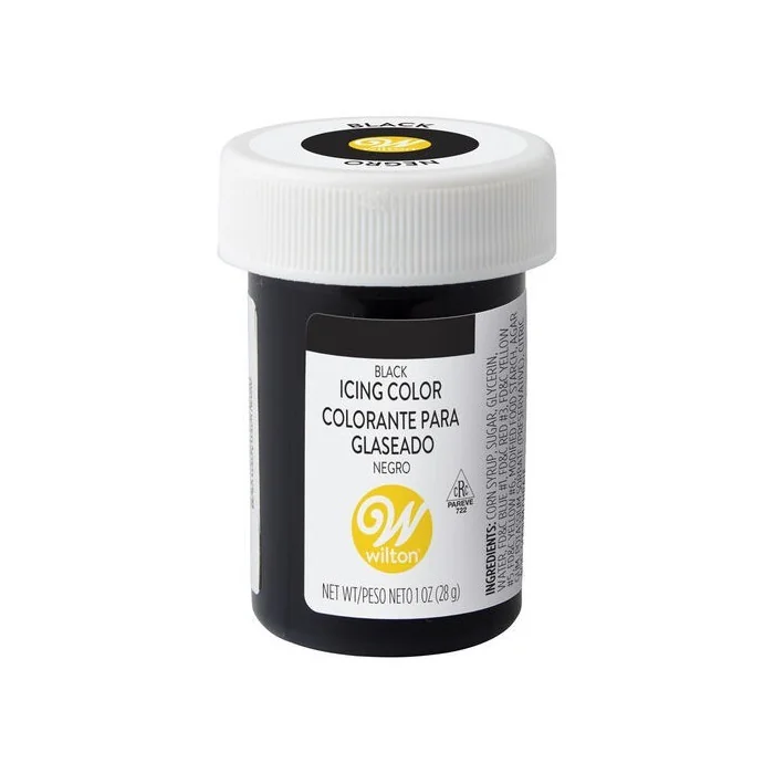 Colorante in gel Nero Black Wilton Colorante Alimentare per Dolci e Torte Cake Design WILTON