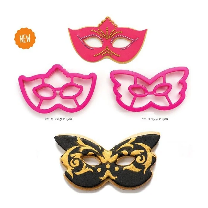 Set 2 Tagliapasta Maschera Carnevale