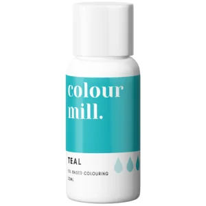 Colorante Verde Acqua a Base Olio Teal (20ml) Colorante Alimentare per Dolci e Torte Cake Design Colour Mill. 2