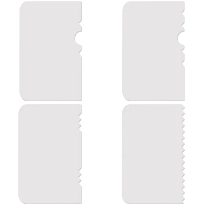 SET 4 SPATOLE INCISIONE IN PLASTICA PME
