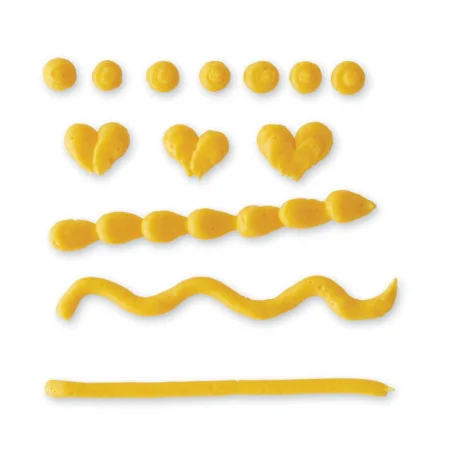 Beccuccio n.4 Scrittore Rotondo Wilton Decorazioni dolci e Cupcakes con Sac a Poche