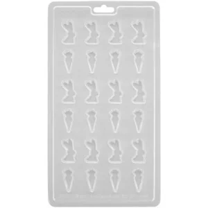 STAMPO CIOCCO-CANDY CAROTE E CONIGLI MINI WILTON - Stampi per Cioccolatini - Caramelle - Lollipop - WILTON 2
