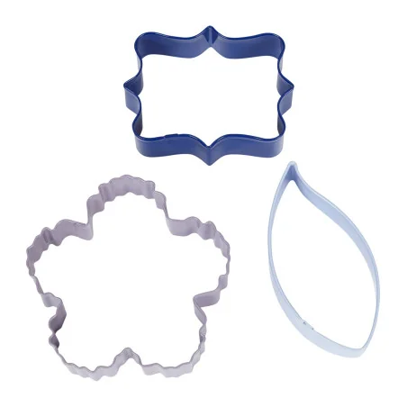 SET 3 TAGLIAPASTA TARGA FLOREALI WILTON