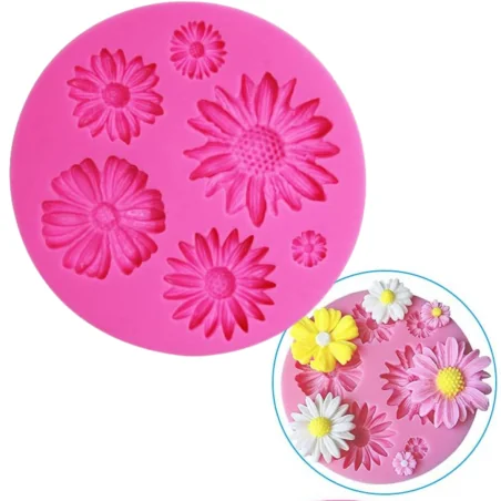 STAMPO SILICONE FIORELLINI
