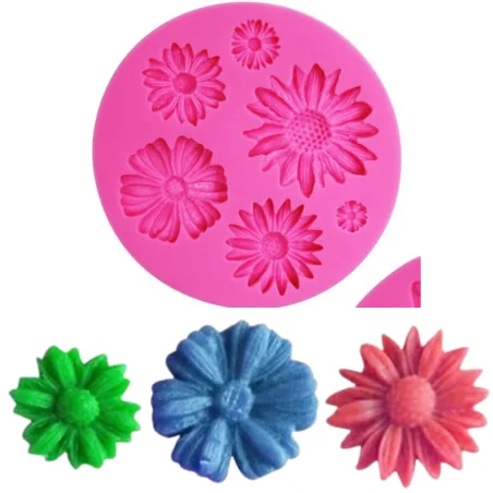 STAMPO SILICONE FIORELLINI