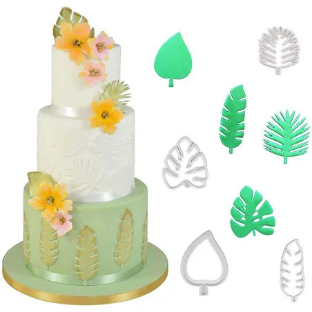TAGLIAPASTA FOGLIE TROPICALI - Tagliapasta & Tagliabiscotti - FMM SUGARCRAFT