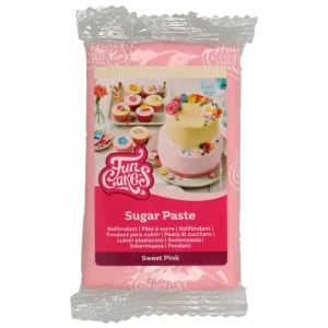 PASTA DI ZUCCHERO ROSA (250G) FUNCAKES