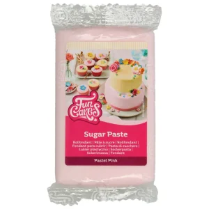 PASTA DI ZUCCHERO ROSA PASTELLO (250G) FUNCAKES