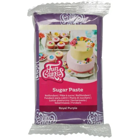 PASTA DI ZUCCHERO VIOLA (250G) FUNCAKES ROYAL PURPLE
