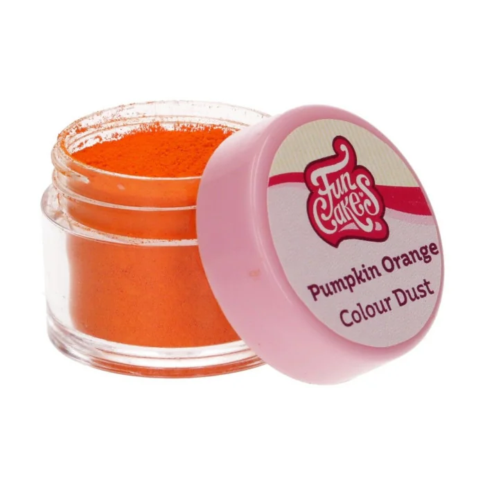 COLORANTE ARANCIO ZUCCA IN POLVERE 1,5GR FUNCAKES Colorante Alimentare per Dolci e Torte Cake Design FUNCAKES