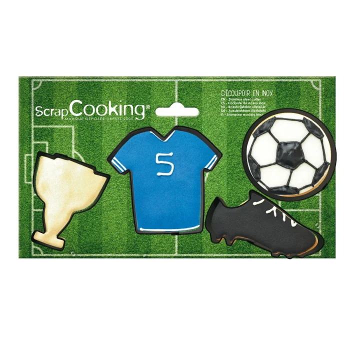 KIT 4 TAGLIABISCOTTI CALCIO