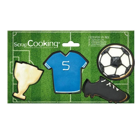 KIT 4 TAGLIABISCOTTI CALCIO