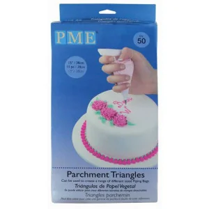 Triangoli di Pergamena per Sac a Poche (50pz)