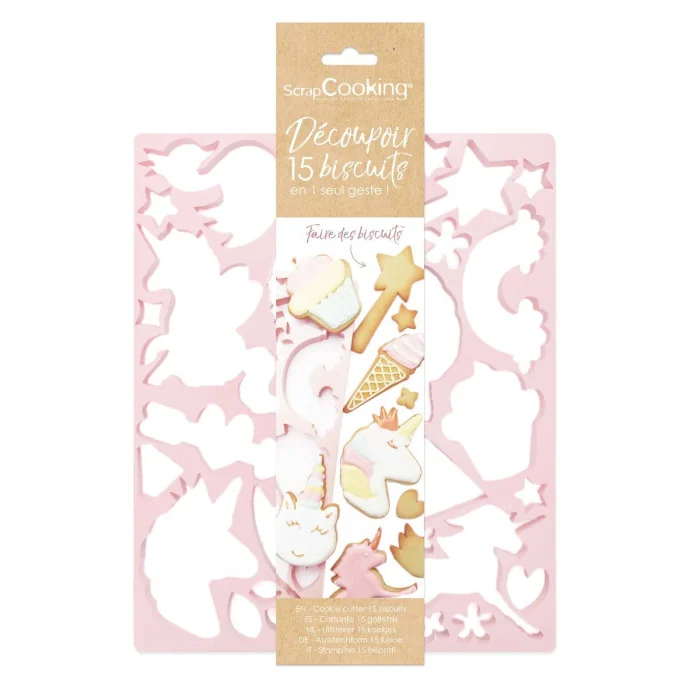 MULTI TAGLIABISCOTTI UNICORNO SCRAPCOOKING