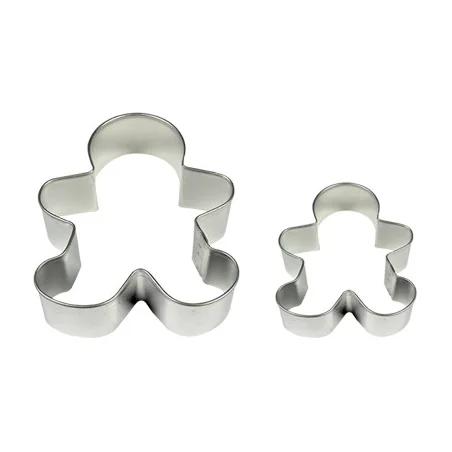 SET 2 TAGLIABISCOTTI OMINO MARZAPANE PME GINGERBREAD