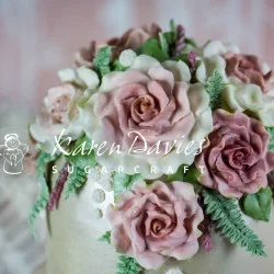 Stampo Rosa Grande in silicone di Karen Davies 2