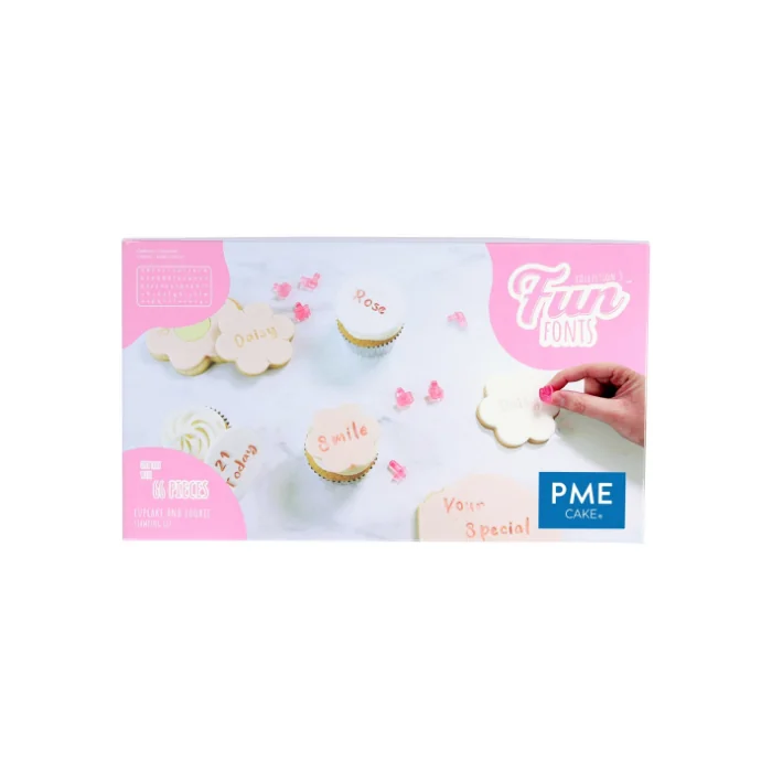 SET STAMPINI ALFABETO PER CUPCAKES & COOKIES - Tagliapasta & Tagliabiscotti - PME