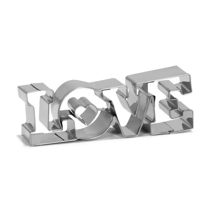 Tagliabiscotti LOVE scritta (11CM) Patisse