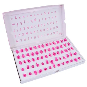 SET STAMPINI ALFABETO PER CUPCAKES & COOKIES - Tagliapasta & Tagliabiscotti - PME