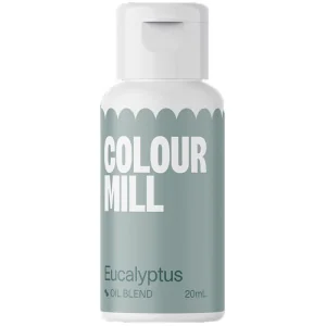 Colorante Verde Eucalipto a base olio Eucalyptus (20ml) Colorante Alimentare per Dolci e Torte Cake Design Colour Mill.