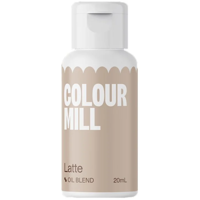 Colorante Marrone Latte a Base Olio Colour Mill (20ml) Colorante Alimentare per Dolci e Torte Cake Design Colour Mill.
