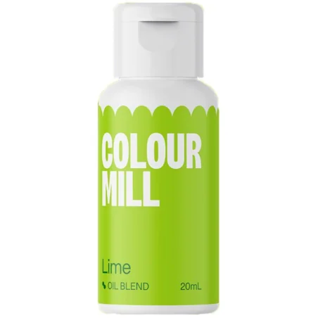 Colorante Verde Lime a Base Olio (20ml) Colorante Alimentare per Dolci e Torte Cake Design Colour Mill.