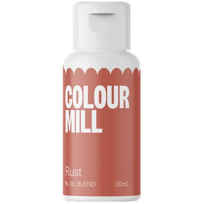 Colorante Marrone Ruggine a Base Olio Rust (20ml) Colorante Alimentare per Dolci e Torte Cake Design Colour Mill.