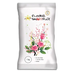 Pasta di gomma bianca, senza glutine, senza lattosio, vegan