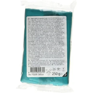 PASTA DI ZUCCHERO TURCHESE (250G) FUNCAKES 2