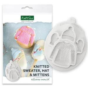 Stampo per Dolci Maglione guanti e berretto by Katy Sue 2