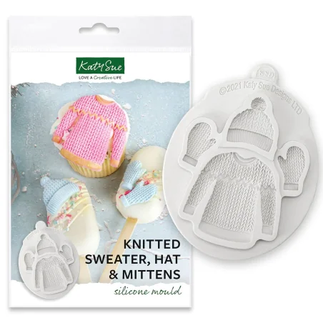 Stampo per Dolci Maglione guanti e berretto by Katy Sue