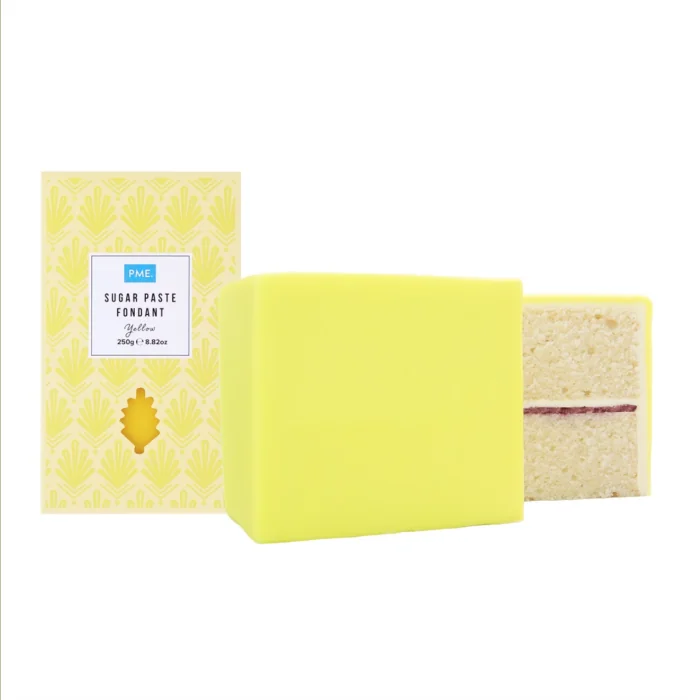 Pasta di Zucchero Fondente Giallo(250G) PME