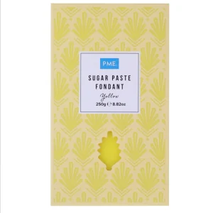 Pasta di Zucchero Fondente Giallo(250G) PME
