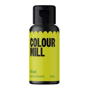 Colorante Kiwi Base Acqua 20ML Aqua Blend Colorante Alimentare per Dolci e Torte Cake Design Colour Mill. 2
