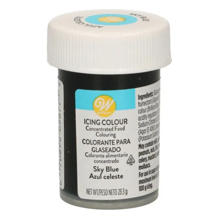 Colorante in gel Celeste Wilton Colorante Alimentare per Dolci e Torte Cake Design WILTON