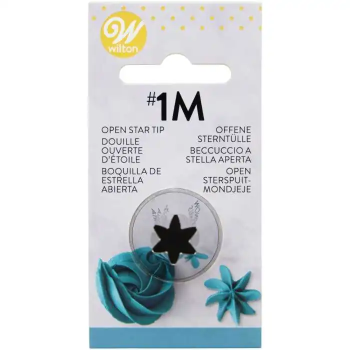 Beccuccio n. 1M Stella Grande Wilton Decorazioni dolci e Cupcakes con Sac a Poche
