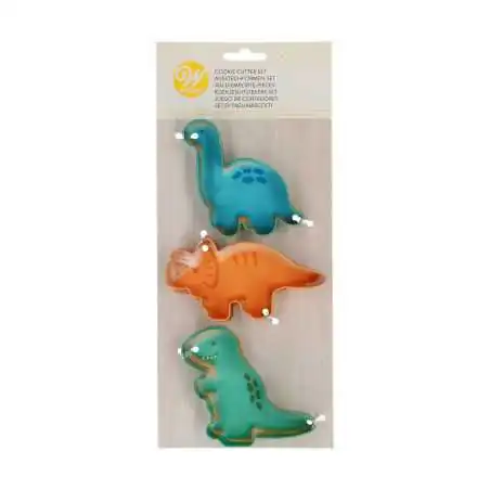 Set 3 Tagliapasta Dinosauri Wilton