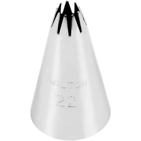 Beccuccio n.22 Stella Aperta Cardata Wilton Decorazioni dolci e Cupcakes con Sac a Poche
