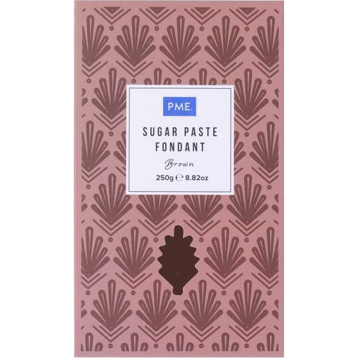 Pasta di Zucchero Fondente Marrone (250G) PME