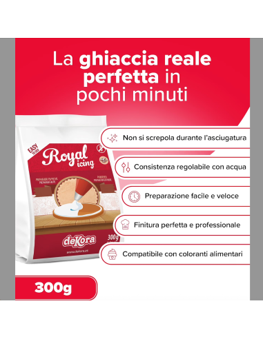 Preparato per Ghiaccia Reale (300gr) Dekora