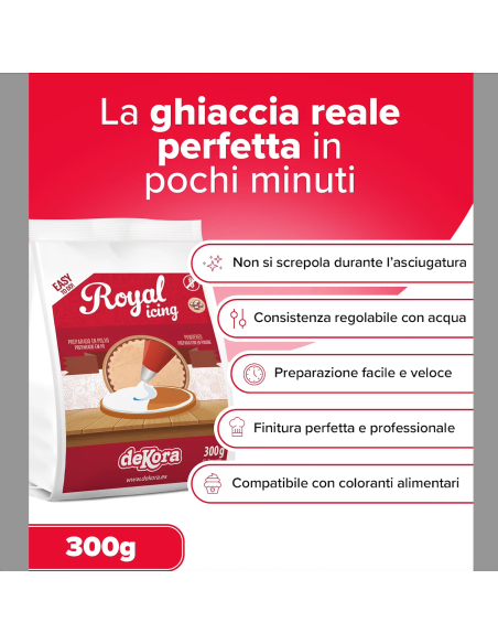 Preparato per Ghiaccia Reale (300gr) Dekora