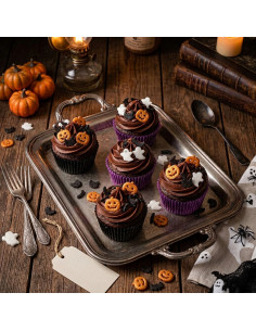 Decorazioni Zucche Fantasmi Pipistrelli di zucchero (55g)