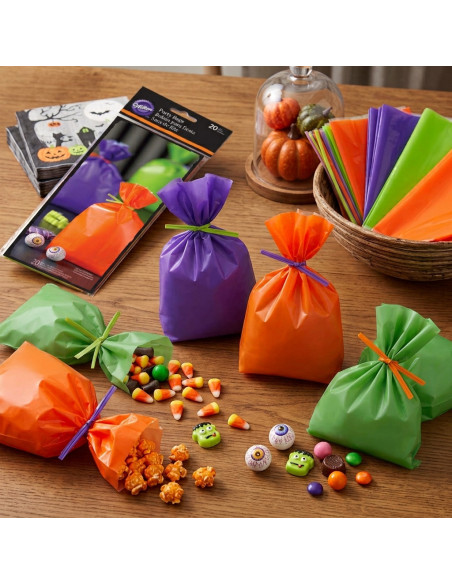 CF. 20 SACCHETTI PORTADOLCI REGALO HALLOWEEN WILTON